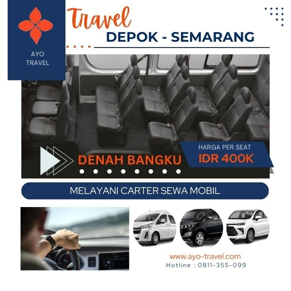 layanan travel depok ke semarang via tol door to door